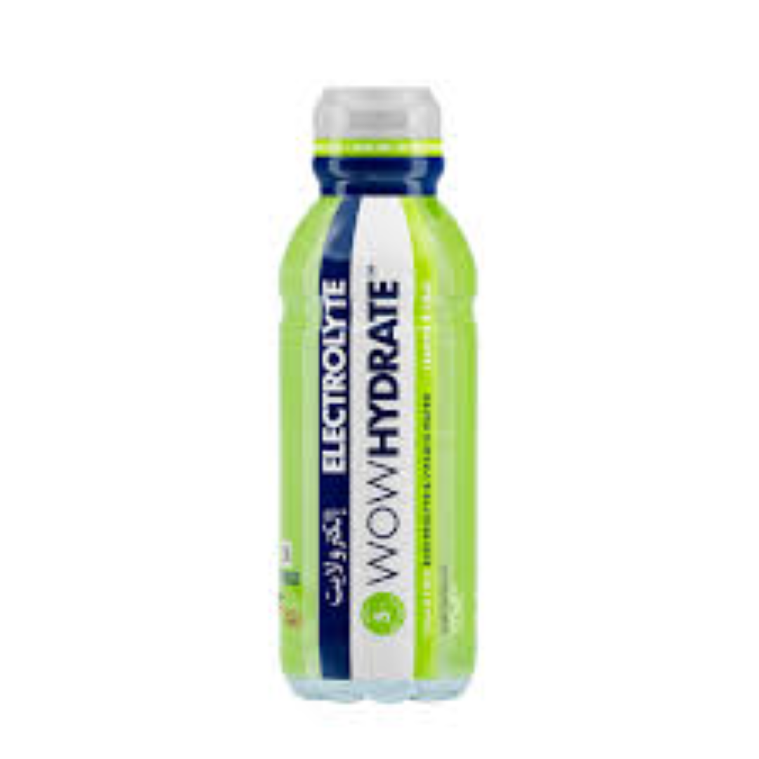 WOW ELECTROLYTE LEMON AND LIME 500ML